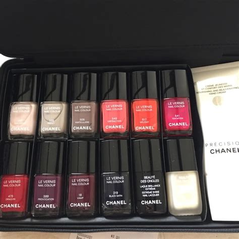 blue nailpolish chanel|chanel nail varnish gift set.